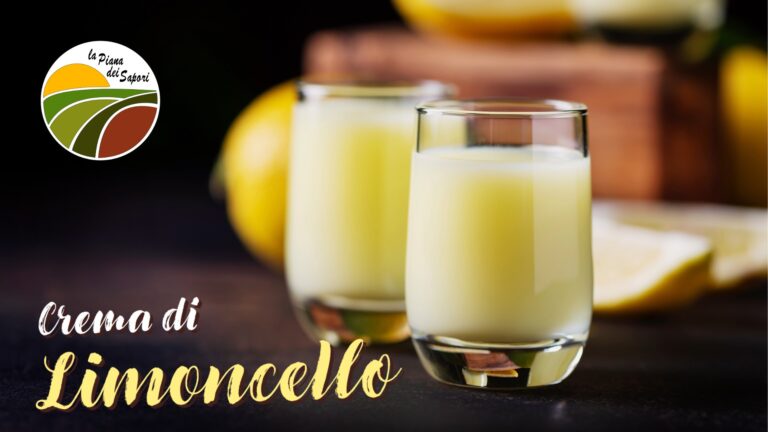 foto della crema di limoncello preparata con limoni calabresi della piana di Sibari